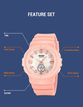 Girls Sporty Digital and Analogue Watch