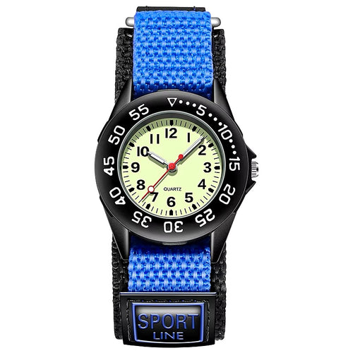 Nylon Strap Watch with Glow in the Dark Numbers