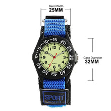 Nylon Strap Watch with Glow in the Dark Numbers