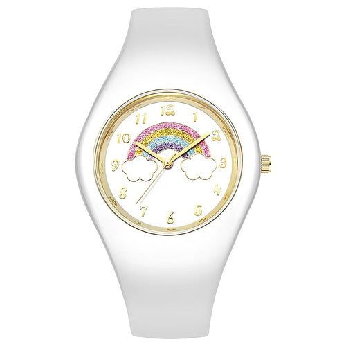 Girls Rainbow Analogue Watch