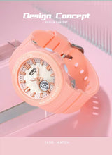 Girls Sporty Digital and Analogue Watch